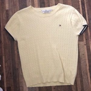 pale yellow TOMMY HILFIGER sweater